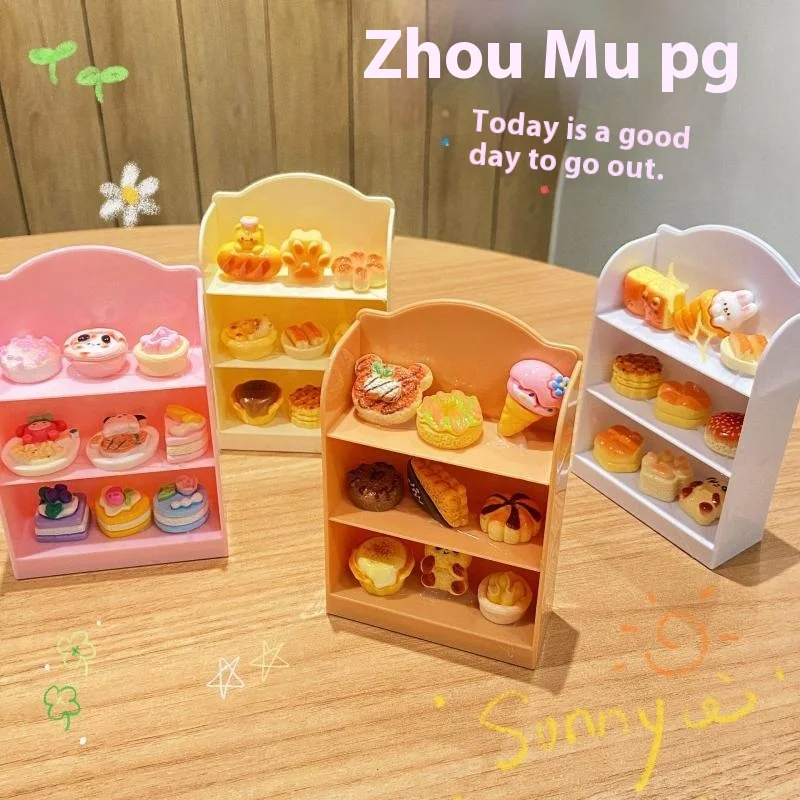 1:12 Dollhouse Miniature Supermarket Shelf Display Stand Storage Rack Scene Decor Toy Doll House Accessories