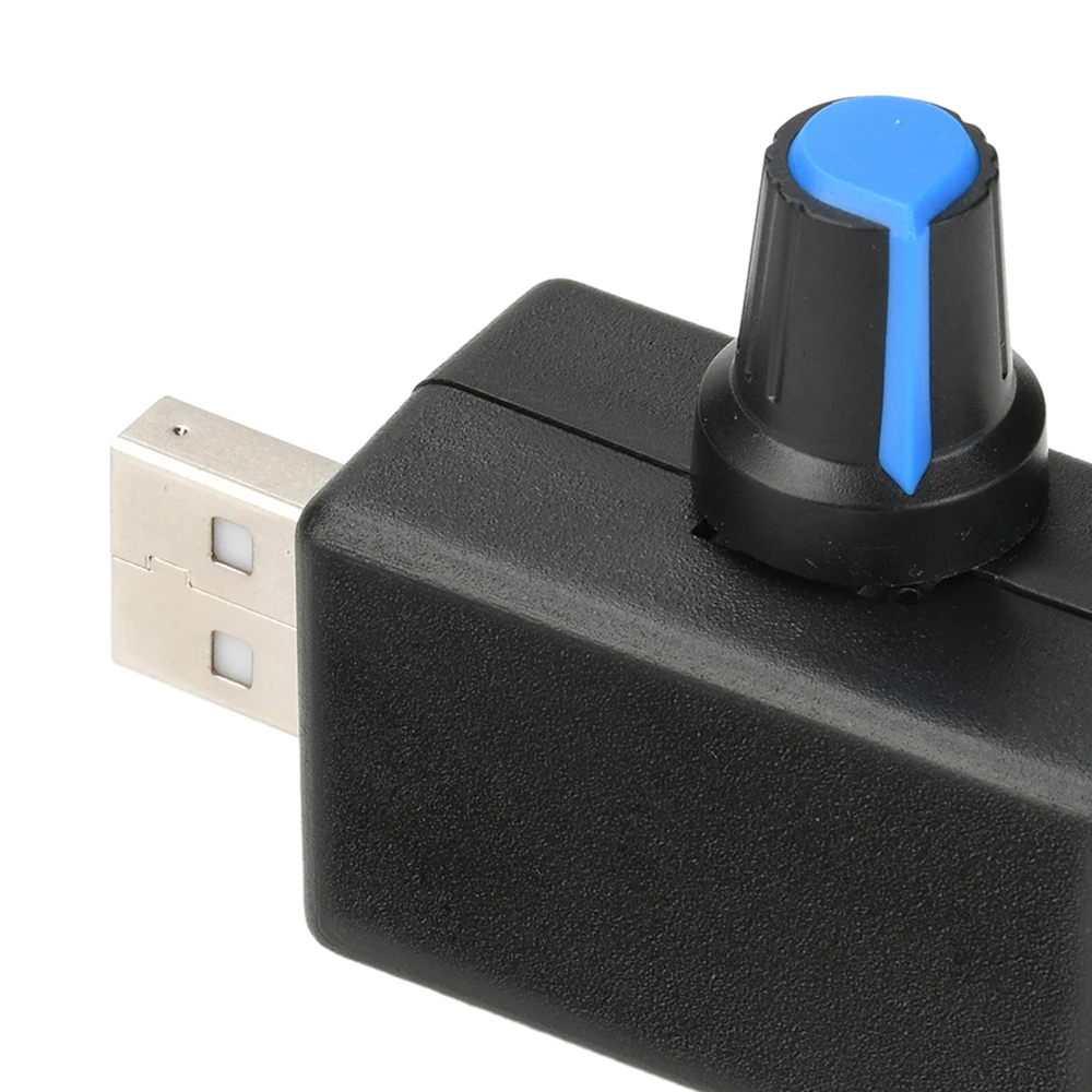 DC 4-12V 5W Mini USB Fan Speed Controller Airflow Regulator Quiet Low Noise Portable Multi-Speed Adjustable Module