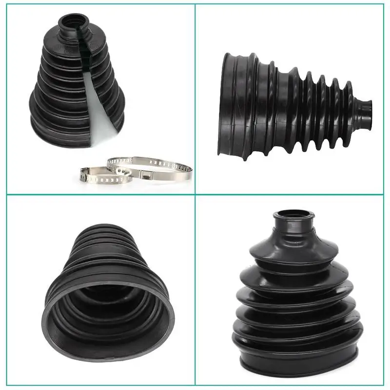 Inner Axles CV Joint Boot Kit Dust Cover Shaft Ball Head Round Clamp For Skoda Volkswagen Bora Rubber Car CV Joint Boot Parts
