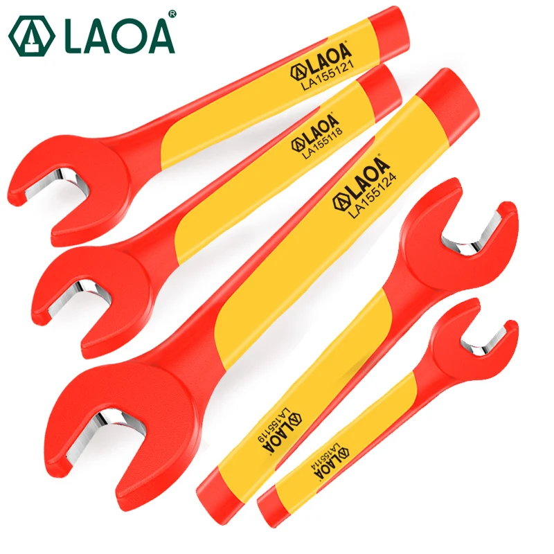 

LAOA изоляционный открытый торцевой ключ 1000V VDE немецкая Сертификация Электрические Инструменты Электрический Автомобильный ремонт