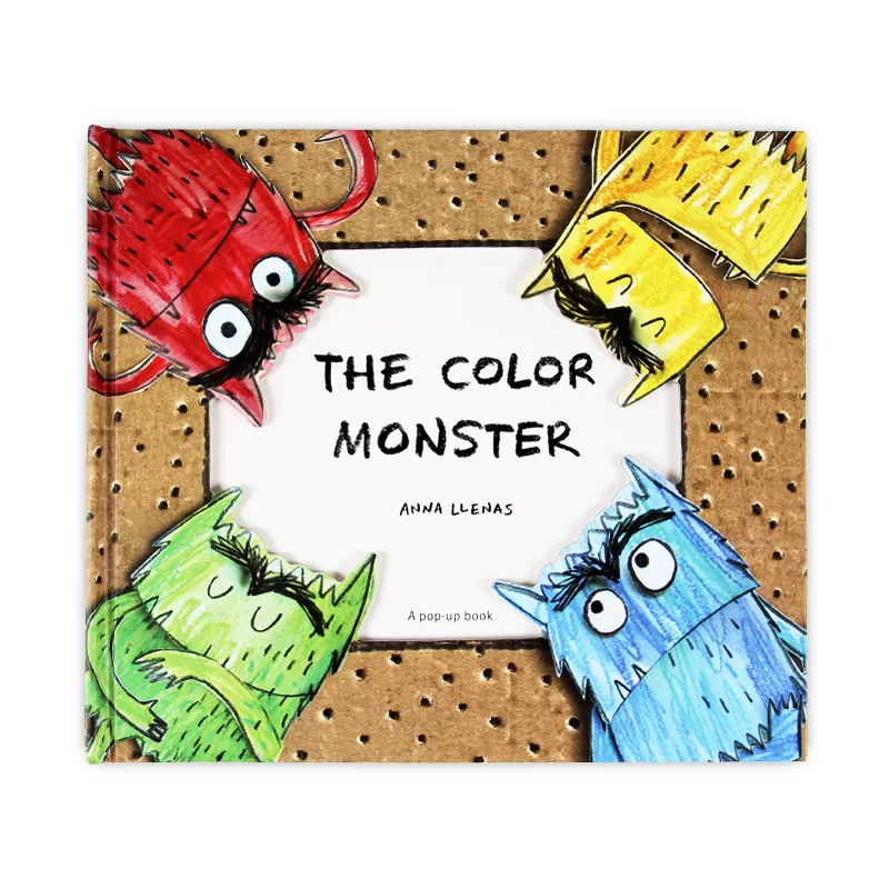 

My Emotional Little Monster English Picture Book Early Education Enlightenment Cognitive Picture Book Story Book