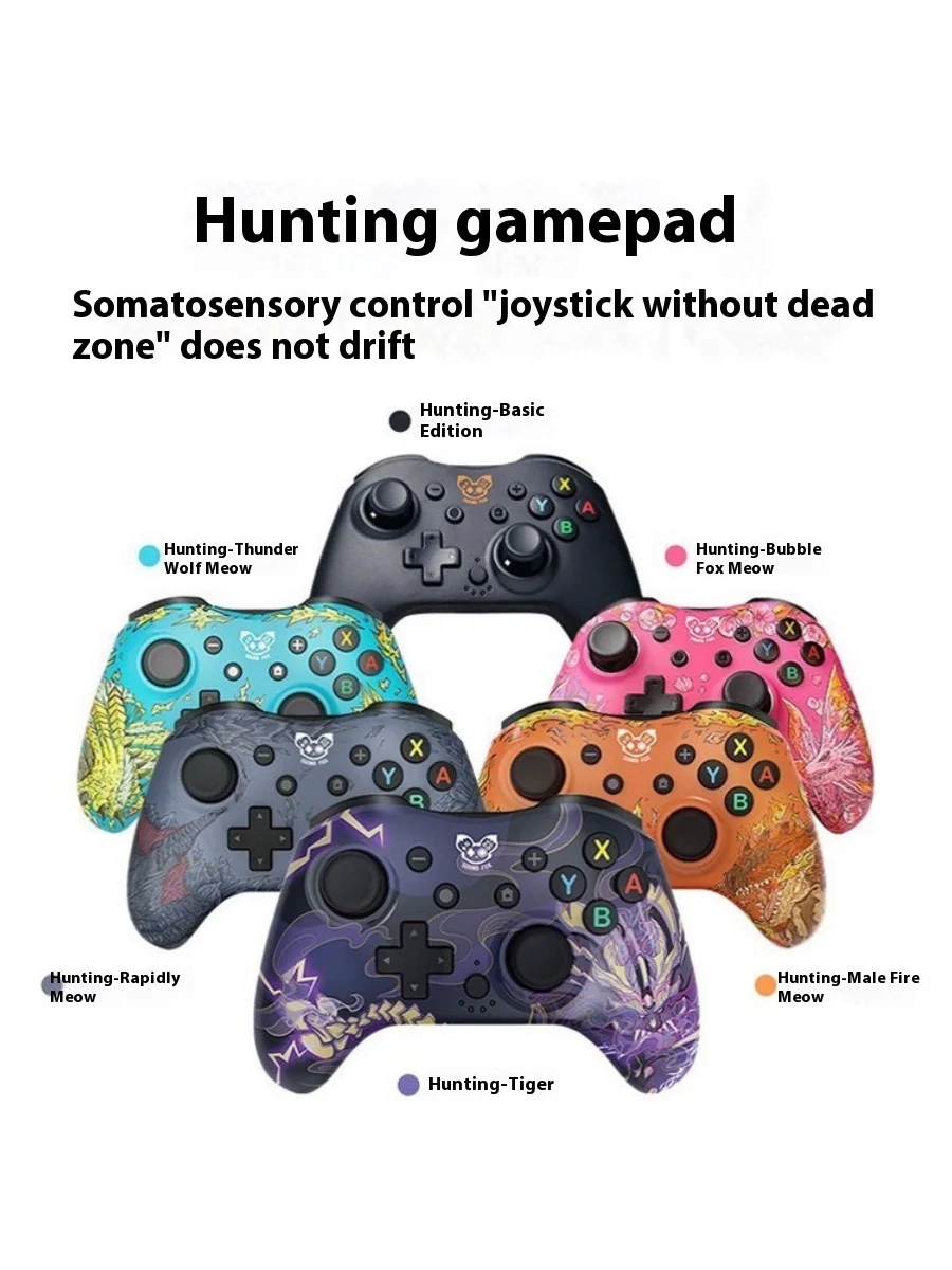 GAME FOX Hunting SE Gaming Gamepad For Xbox Series X,S,Xbox One Controle PC Battery Wireless Controller Multi-Function Joystick
