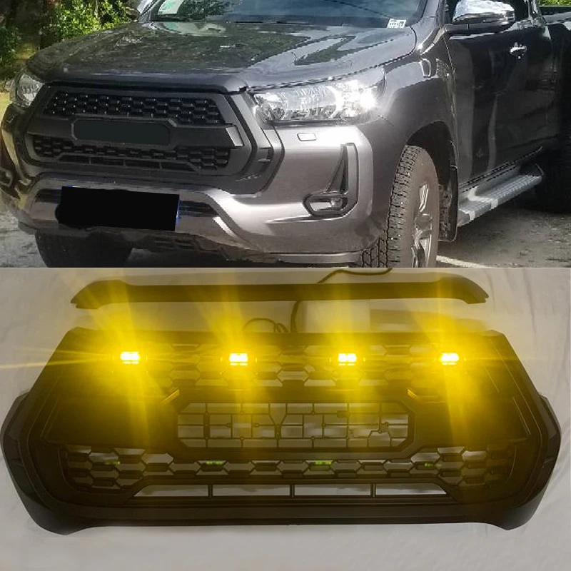Griglia Paraurti Anteriore Per Hilux Revo Rocco GR 2018-2020 – Cover In ABS – 1 Pezzo