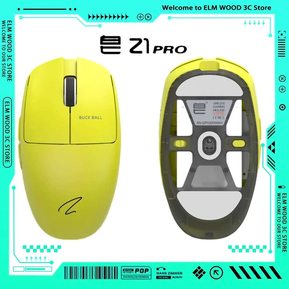 

Zaopin Z1 Pro Wireless Mouse Dual Mode Paw3395 E-Sports Hollow Out Mouse Ergonomics Lightweight Pc Accessories Gaming Mice Gifts