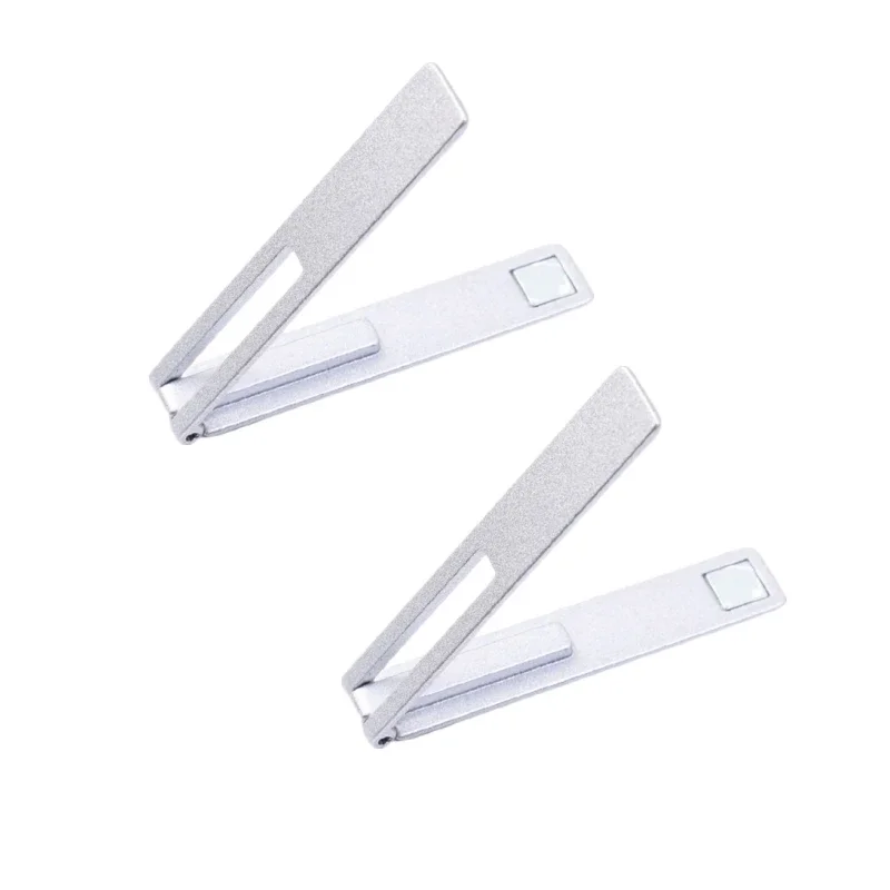 Magnetic Ultra Thin Foldable Mobile Phone Holder Bracket Metal Alloy thumbnail 2