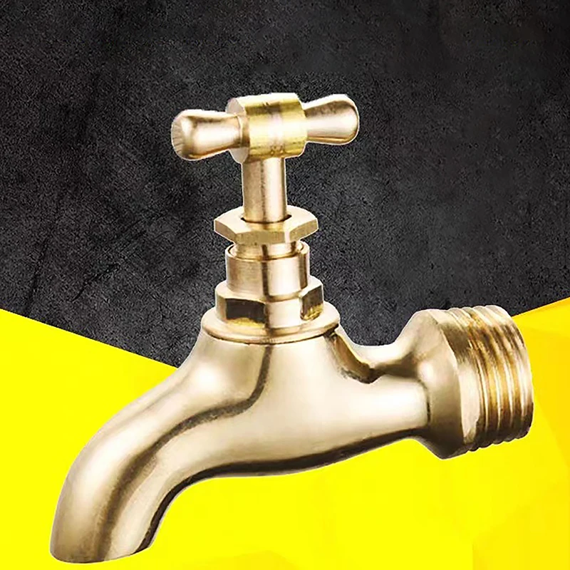 

Brass Slow Boiling Faucet, Male Thread Bronze Antique Brass With Handle, Faucet Petcock Tap
