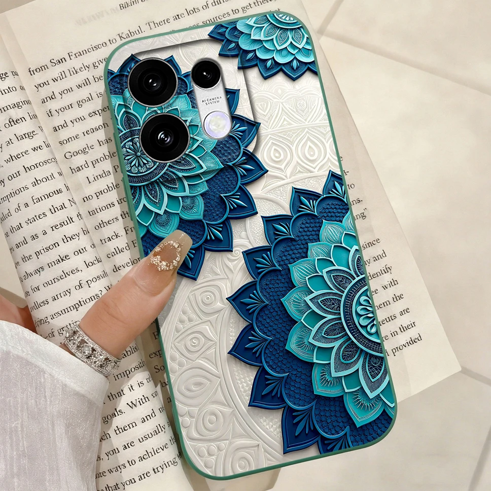 Fresh Summer Vibe Phone Case with Smooth Camera Protection and Soft Silicone Bumper