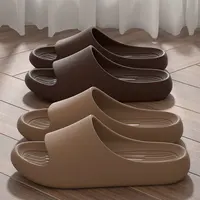 Big Size 50 51 Summer Slippers For Men Women EVA Lightweight Open Toe Quick Dry Home Slides Men Flat Sandals Beach Couple Shoes - Image 4