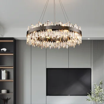 Nordic Gold & Black Chandelier 1