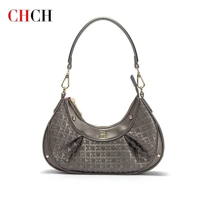 حقيبة يد نسائية على شكل هلال من العلامة التجارية C...