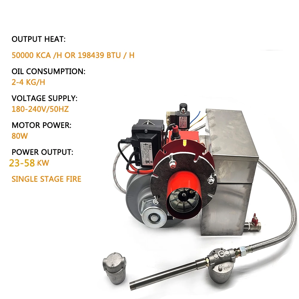 Waste Oil Burner System For Various Waste Oil, Motor Oil, Upwards Flaming  Boiler Power 23-58KW/58-116KW - AliExpress