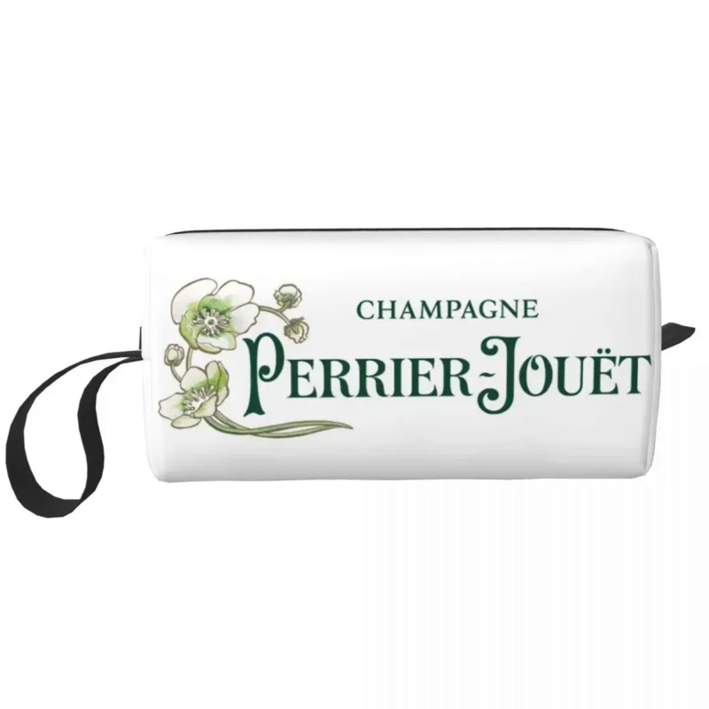 

Perrier Champagne Jouets Logo Cosmetic Bag Women Cute Big Capacity Makeup Case Beauty Storage Toiletry Bags