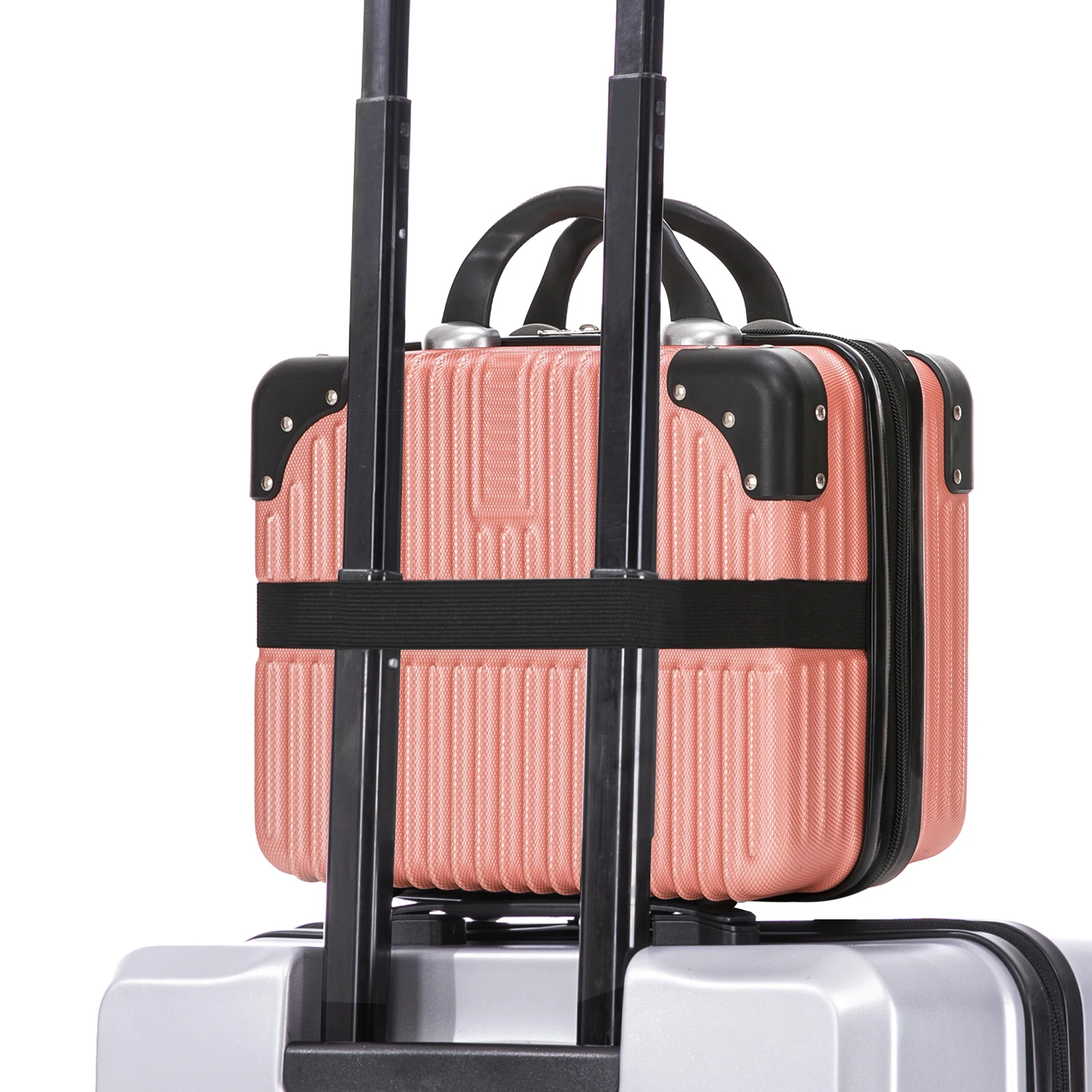 14 inch Hard Shell Cosmetic ABS Waterproof Travel Case Toiletry Bag Makeup Luggage 4