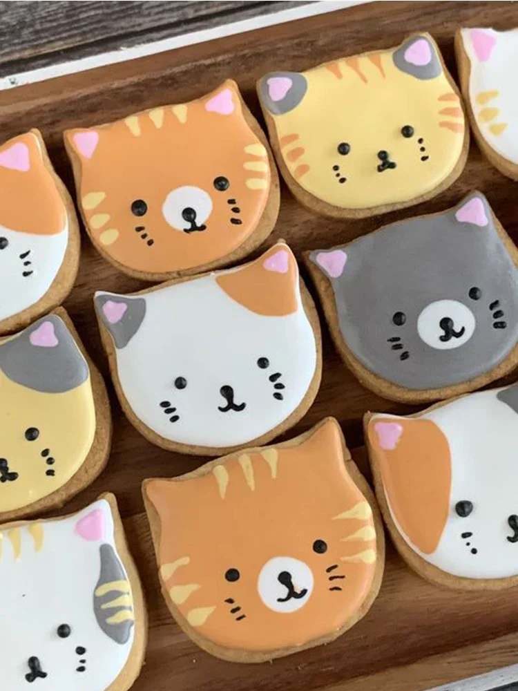 Cookie Cutter Aluminium Alloy Cat Shape for Biscuit Pastry