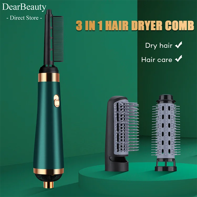 Asciugacapelli multifunzionale One Auto Curling Step Asciugacapelli Asciugacapelli elettrico Asciugacapelli Pettine Spazzola ad aria calda Strumento per lo styling Barbiere Domestico_voghion.com