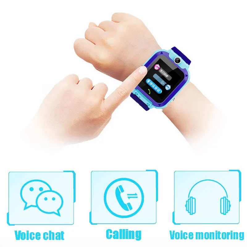 Waterproof Kids Q12 Smart Watch SOS Anti-lost Smartwatch Baby Clock Call Location Tracker Locator Watch No Sim Card Phone Toy 5 Waterproof Kids Q12 Smart Watch SOS Anti-lost Smartwatch Baby Clock Call Location Tracker Locator Watch No Sim Card Phone Toy 5