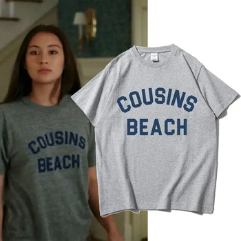 The Summer I Turned Pretty - Cousins Beach T-shirt Women Harajuku Sleeve Casual Clothing Street Tops Tees Aesthetic Clothes 1