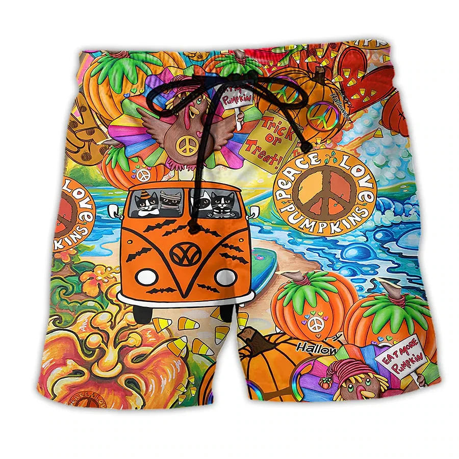Men's Swimwear Shorts Skull 3D Printed Surfing Board Shorts Kids Beach Shorts Men's Swim Trunks Masculina Briefs Boys Trunks 2