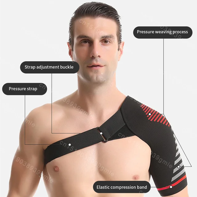 Shoulder Support Brace for Men Women Shoulder Support Orthopedic Sleeve Wrap Rotator Cuff Tendonitis Fits Right & Left Shoulder 5