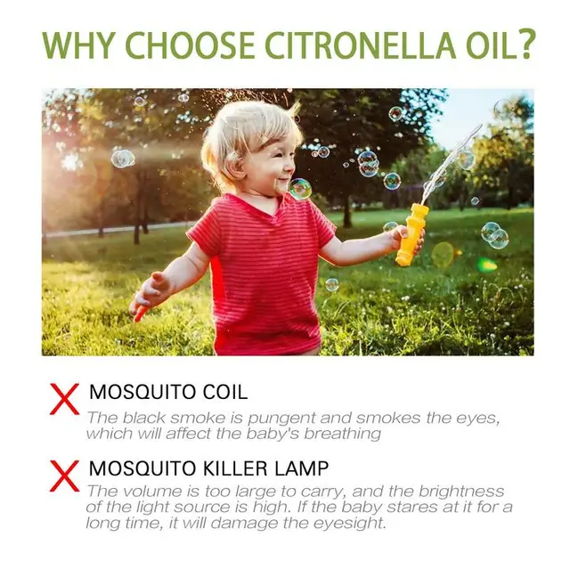 Citronella Illóolaj Kellemes Illat 10 Ml Természetes Citronellaolajok Diffúzor Aromatikus Szúnyogok Riasztók - Image 3
