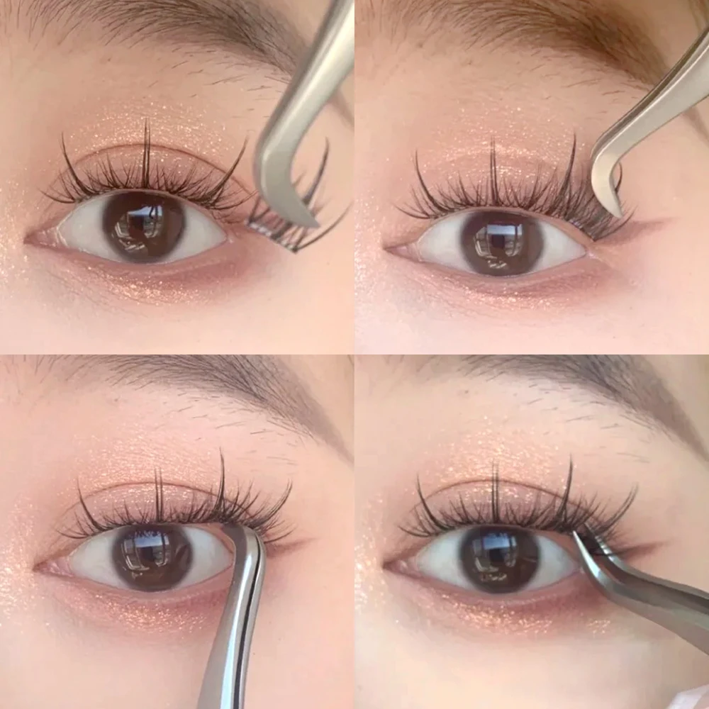 Eyelash extensions,fake eyelashes,eyelash extension,eyelash extension lashes,false eyelashes 10 Rows Individual 3D Eyelashes Cluster Fake Lashes Segmented Manga Eyelashes Extension