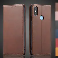 Magnetic attraction Leather Case for Xiaomi Mi A2 / Xiaomi A2 5.99" Holster Flip Cover Case Wallet Phone Bags Fundas Coque 1