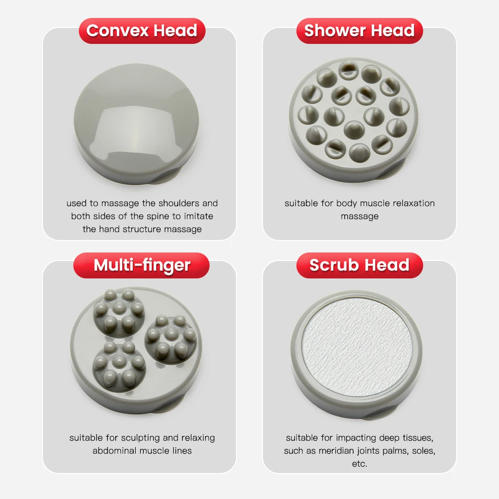 Electric Massage Hammer Percussion Body Slimming Massager Anti Cellulite Infrared Therapy Deep Tissue Vibration Muscle Relaxtion_voghion.com