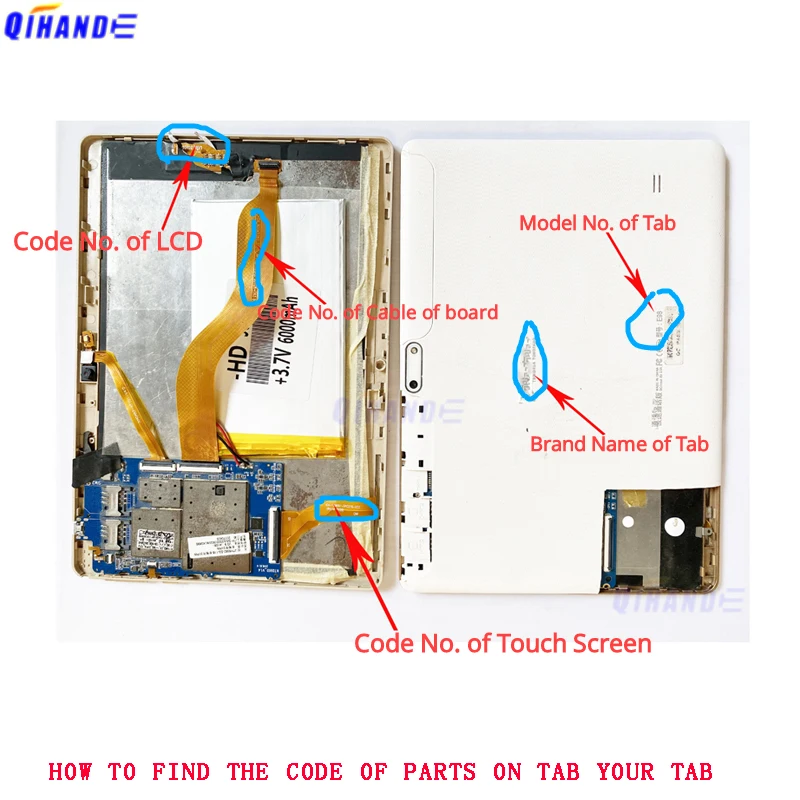 Polegada 60pin Ips tn Tela Lcd 1024*600 1080p para Din Android Carro Gps Multimídia Teyes Cc2 Cc2l Cc3 Kia Rio 10.1 - Imagem 4