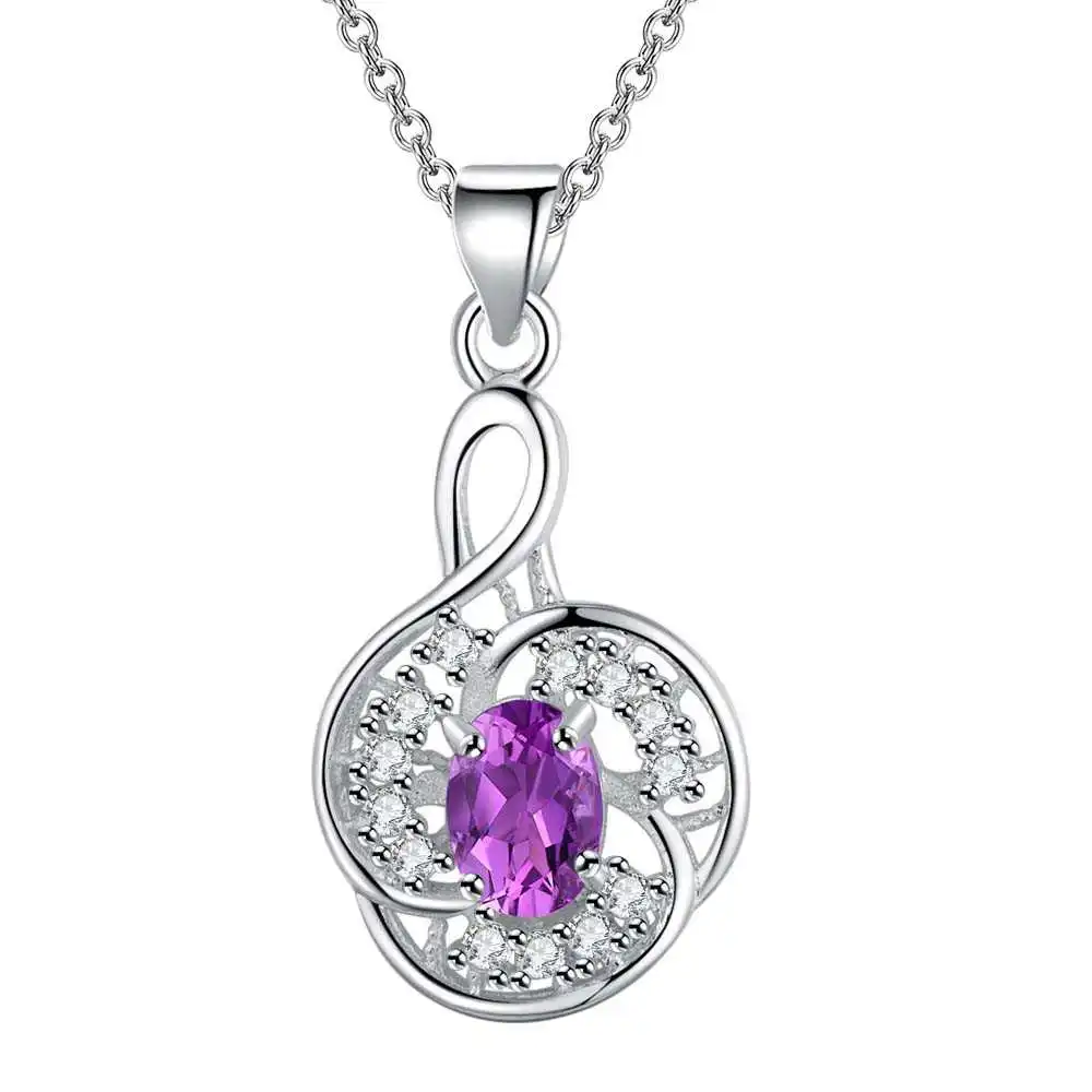 925 sterling silver necklace - pendant detail