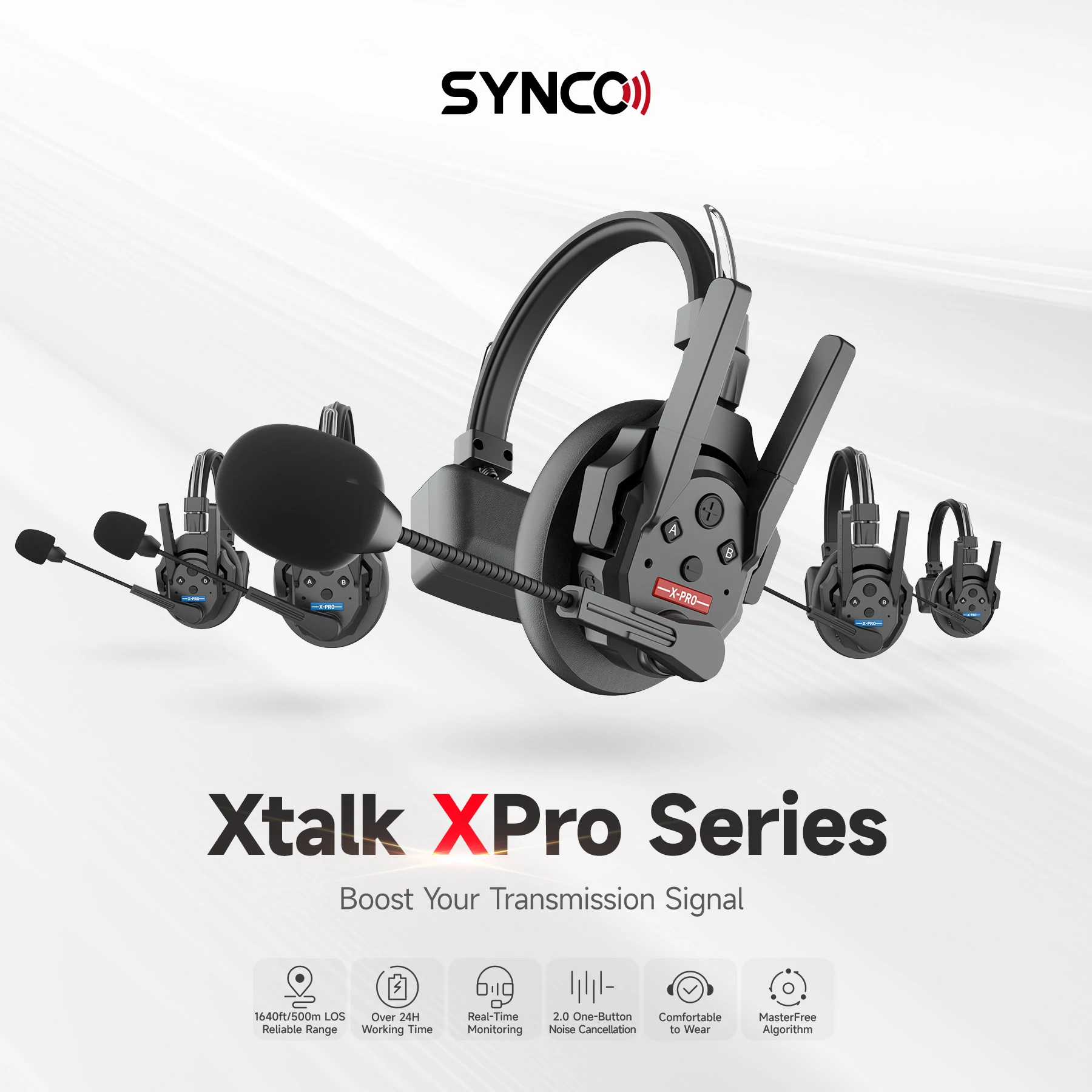 Synco-xtalk xpro 2.4gワイヤレスインターホンシステム,通信