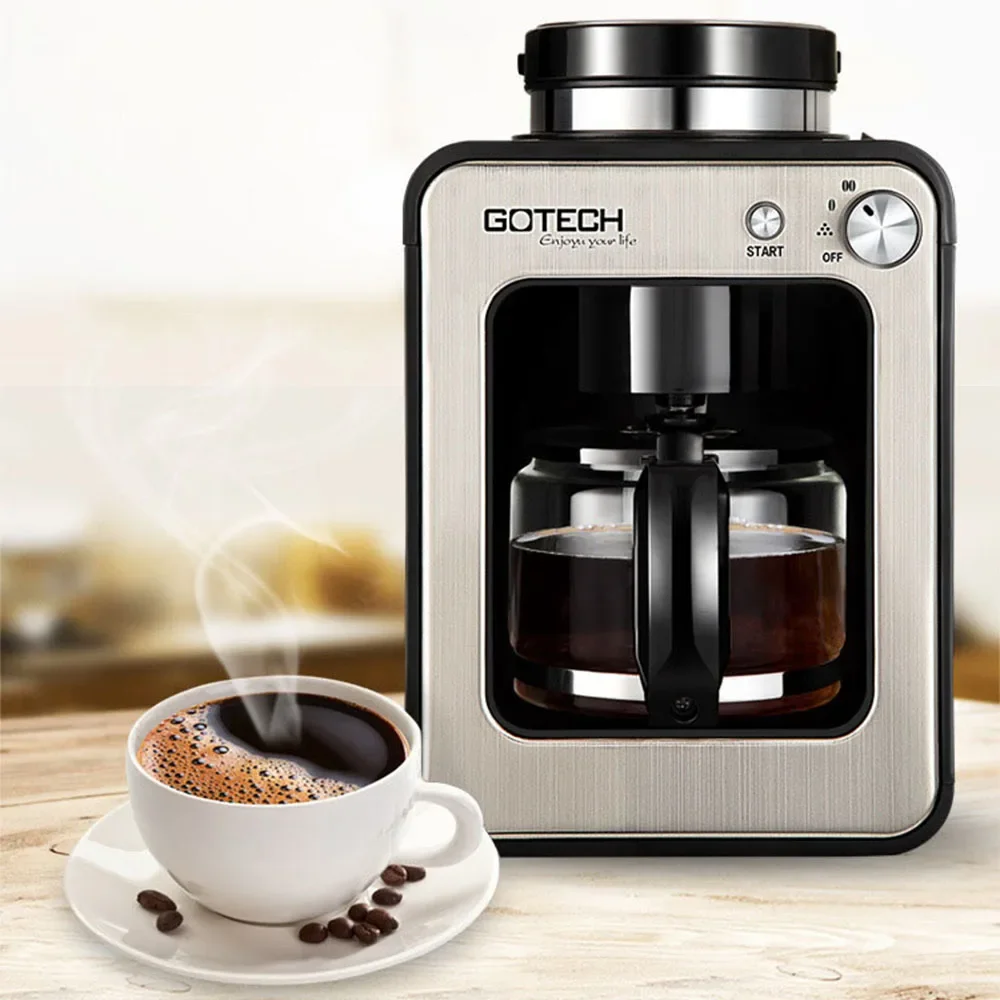 Gotech コーヒーメーカーアメリカンコーヒーマシン多機能デュアル使用