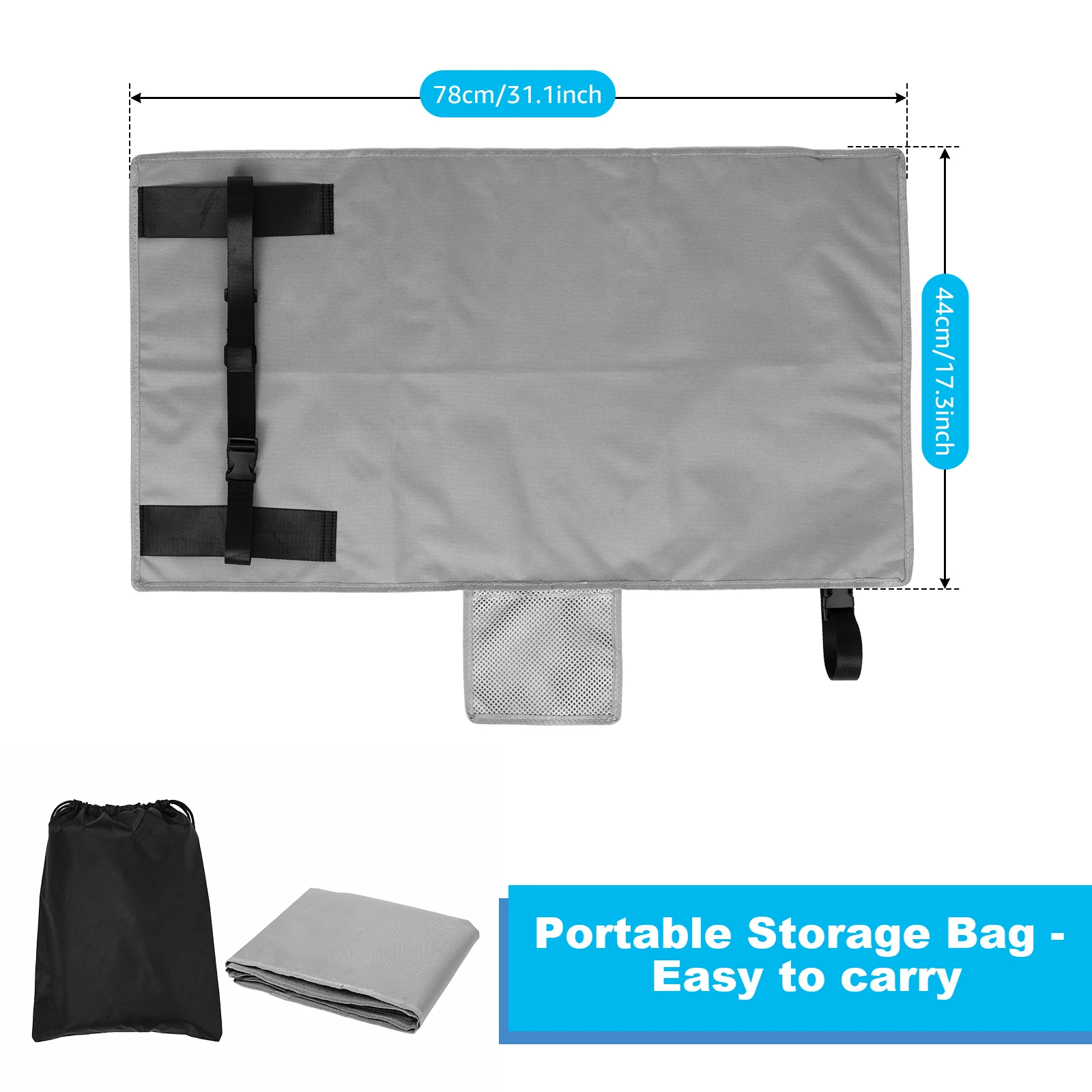 Portable Kids Travel Airplane Comfort Bed and Footrest Hammock