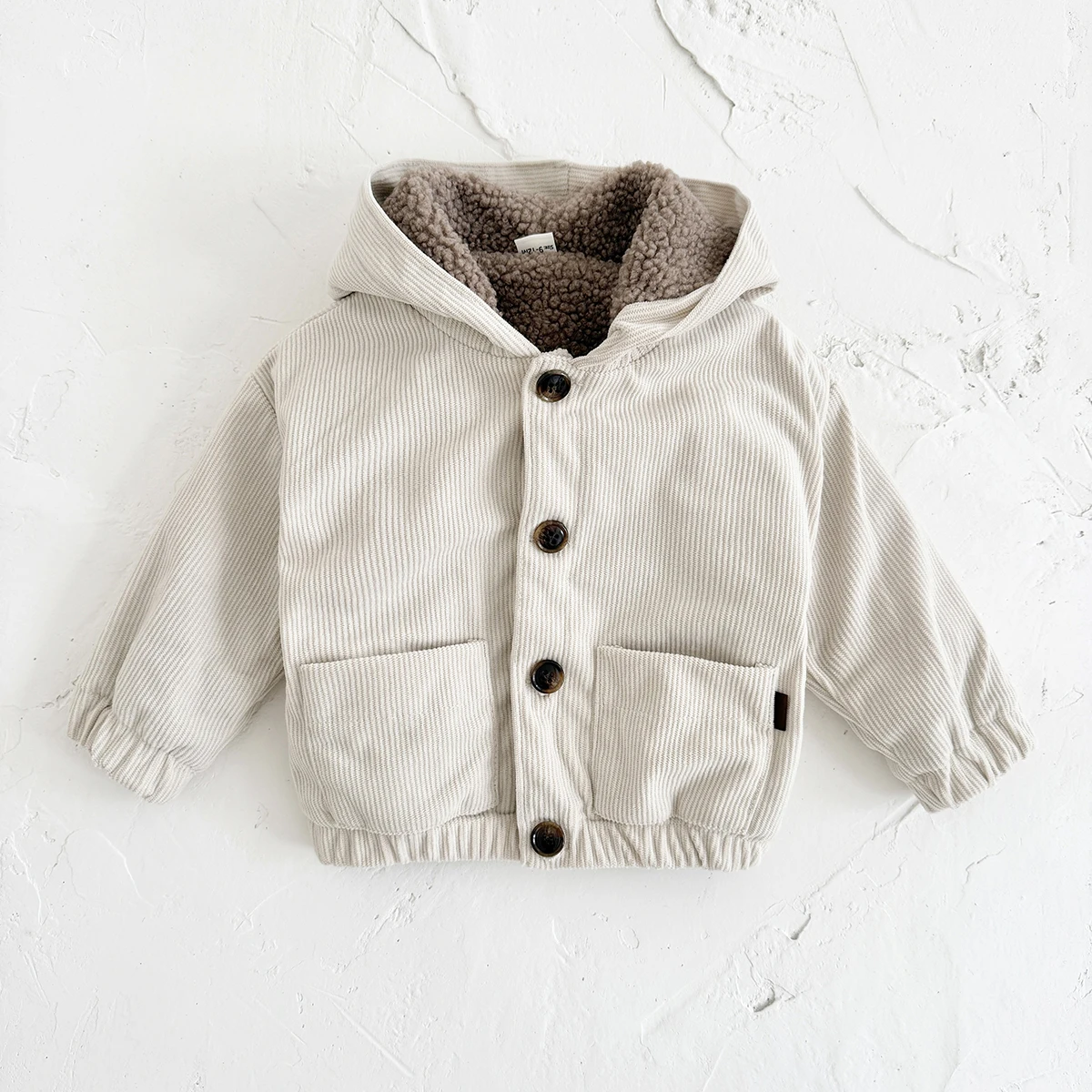 Winter Warm Hooded Cotton Jacket Outwear Newborn Baby Boys Girls 0-3 Years Casual Wear Fashion Coat Long Sleeves Toddler Tops