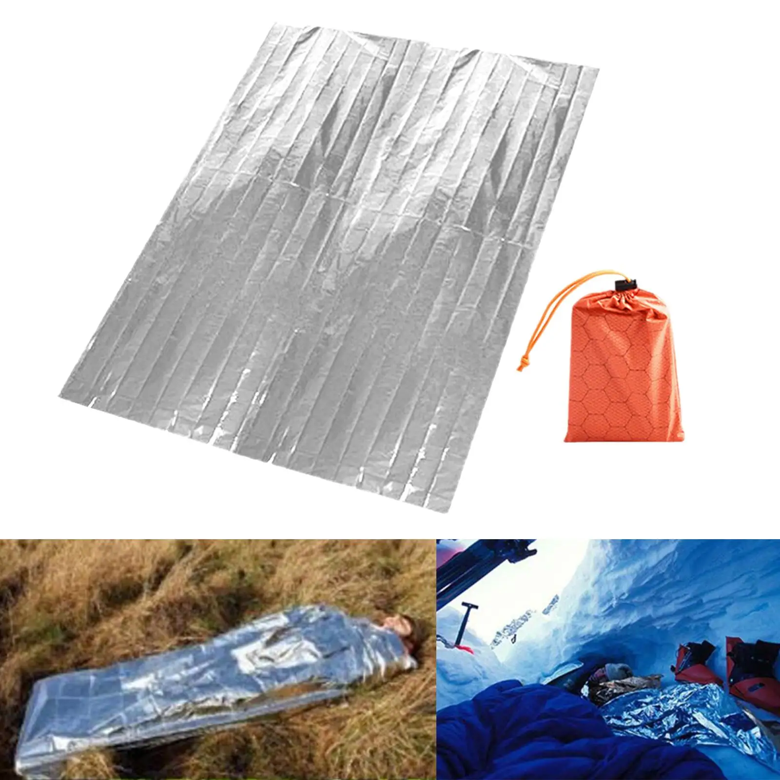 5 chulisia Waterproof Emergency Blankets Keep Warm First Aid