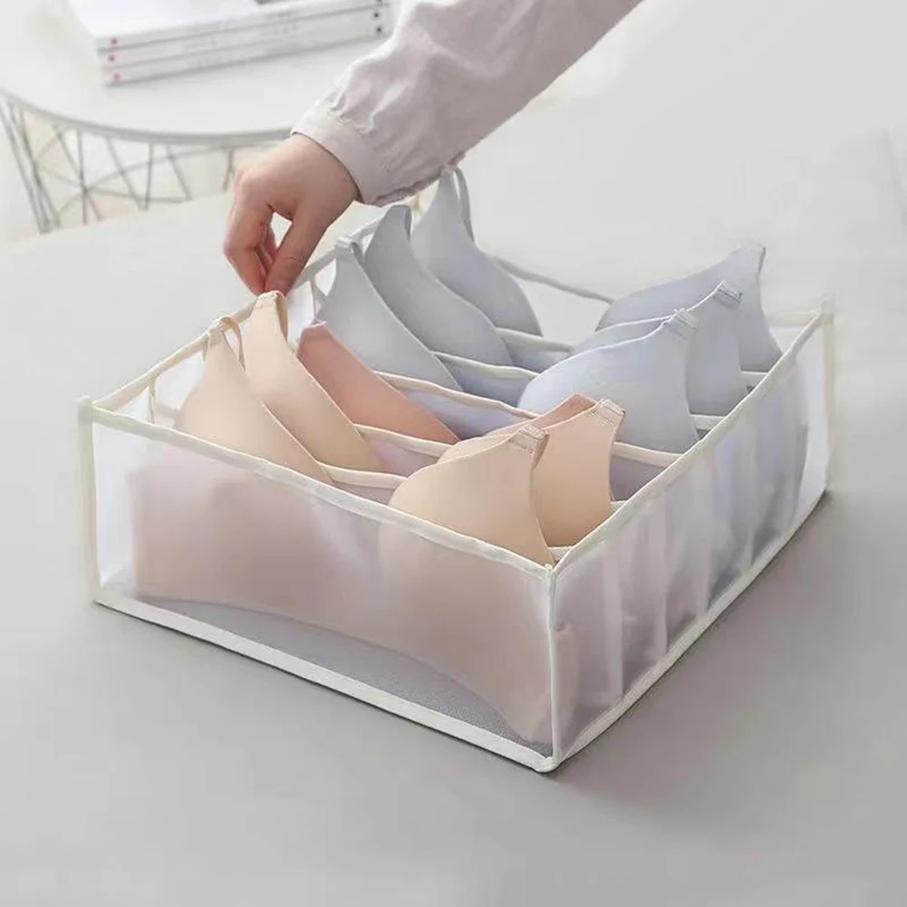 Beige-Gray Storage Boxes for Organizing Underwear, Socks, Bras, The  Ultimate Solution for Your Closet - AliExpress