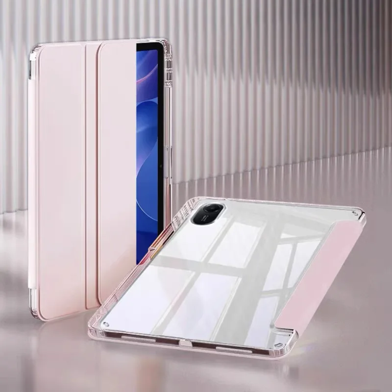Transparent Protective Case with Awake/Sleep Cover