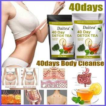 Slimming Tea Products Burning Fat Weight Loss Detox Drain Oil Lose Big Belly Fat Burner 100% Health Tea (10/20/30/40Days) 1