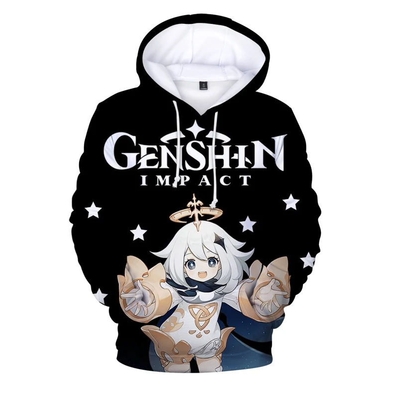 

New Men Loose Hoodie Genshin Impact 3d Hoodie Sweatshirt for Teen Boys Pullover Anime Cute Fashion Hoodie Sudadera Coat