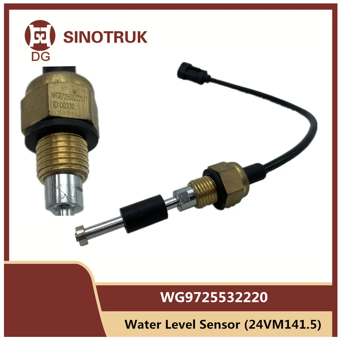 

Датчик уровня воды WG9725532220 (24VM141.5) для запчастей грузовиков Sinotruk