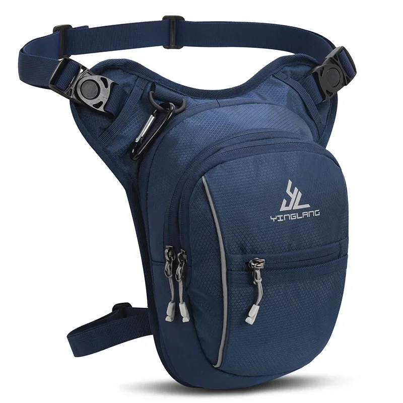 New Large Capacity Outdoor Sports Fanny Pack Motorcycle Riding Leg Bag Waterproof Multi-function Portable Soft Fabric Waist Bag