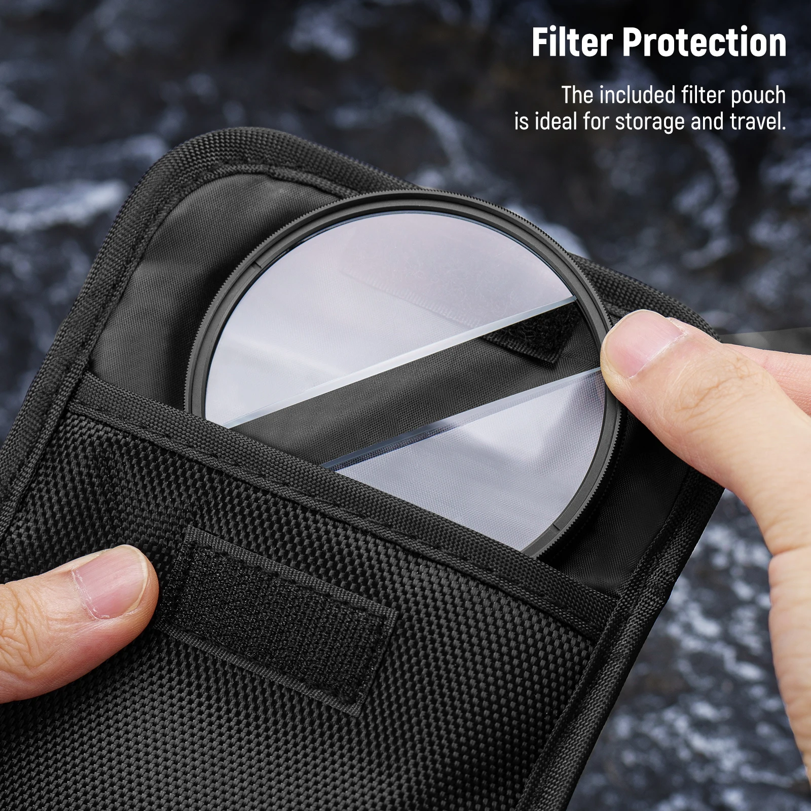 Center Field Split Diopter Effect Filter, Camera Linear Prism K9 Optical Glass F
