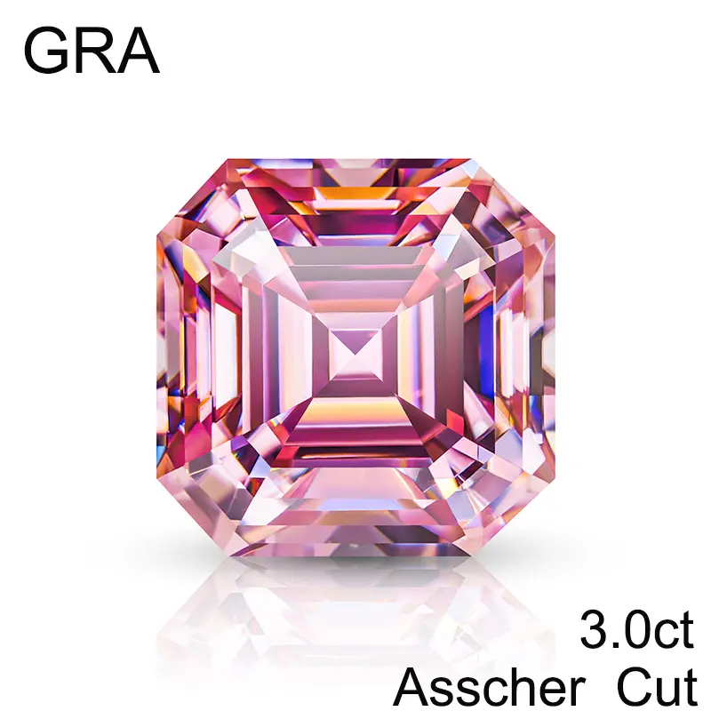 Pink Loose Moissanite 100% Real Lab Gemstone Stones For Women Jewelry Diamond Ring Material GRA Round/Pear/Emerald/Oval Cut - Image 13