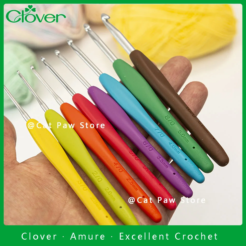 1Piece Amure Original Clover Crochet Hooks Crochet For Knitting and