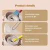 Portable Nylon Plastic Mini Small Cleaning Brush for Window Groove Keyboard Cleaner Corner Dust Remover Computer Cleaning Tool 4