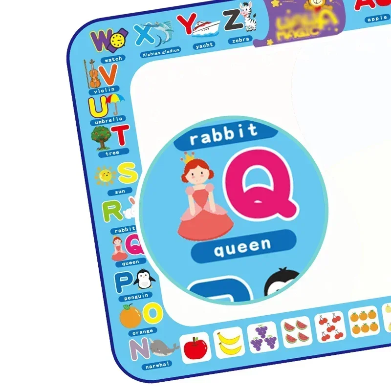 100 x 80 cm Vodní podložka pro čmáranice Kouzelná kresba Čmáranice Podložka Barvicí podložka Nástěnka Vzdělávací hračky pro chla