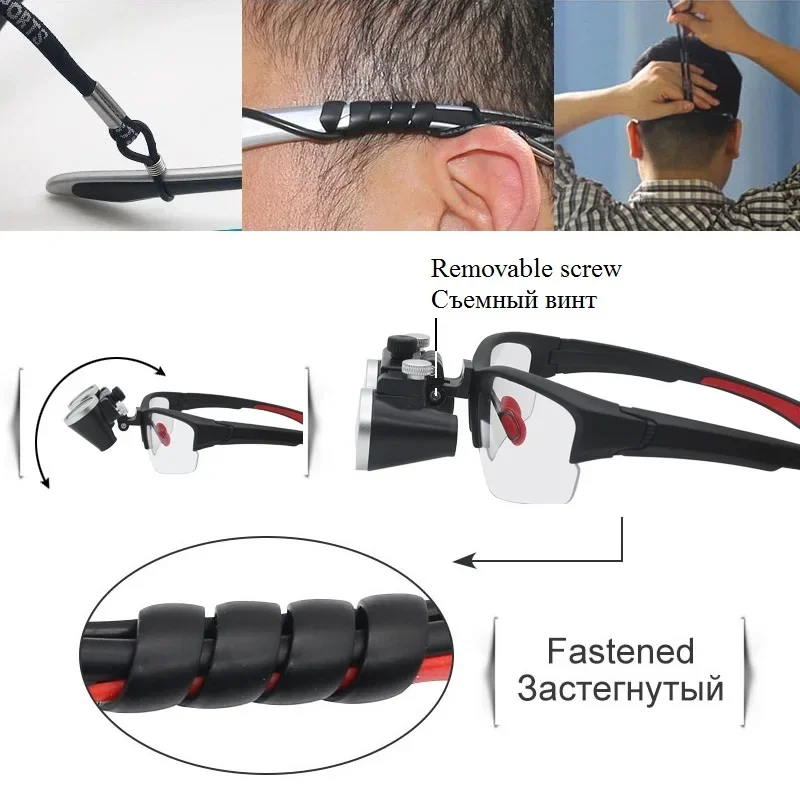 Loupes Binoculaires Dentaires 2.5x - Distance De Travail 320-420mm - Marque Koultona - Neuf