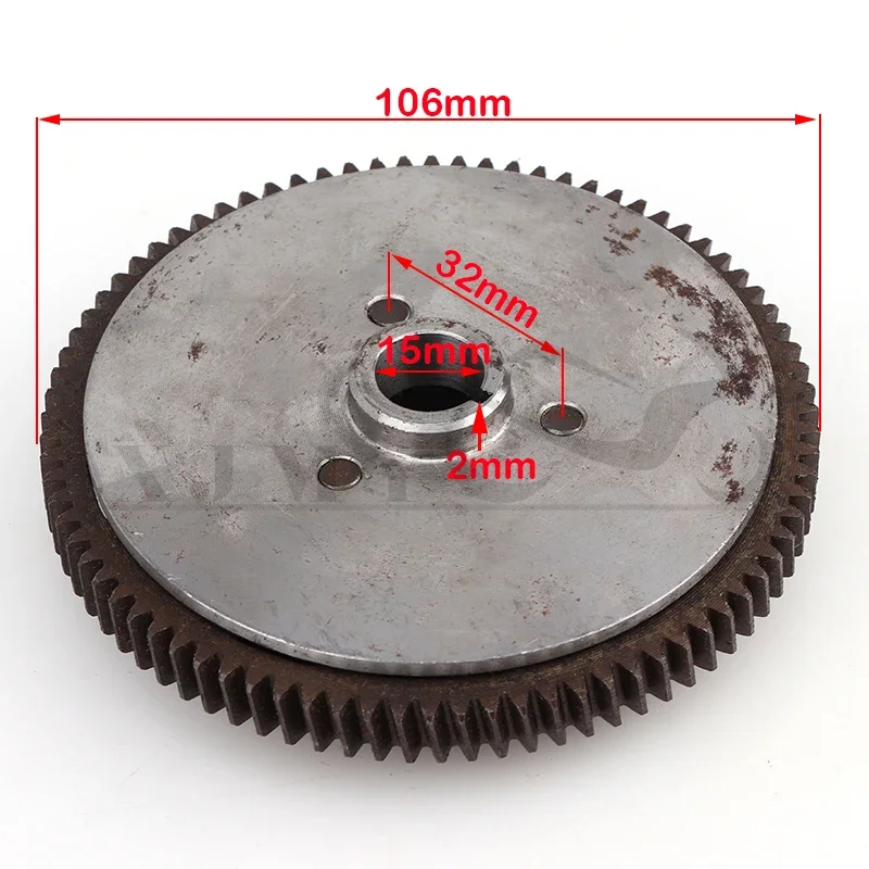 Heavy Duty Clutch Pad Motorized Bicycle Engine 2-Stroke
