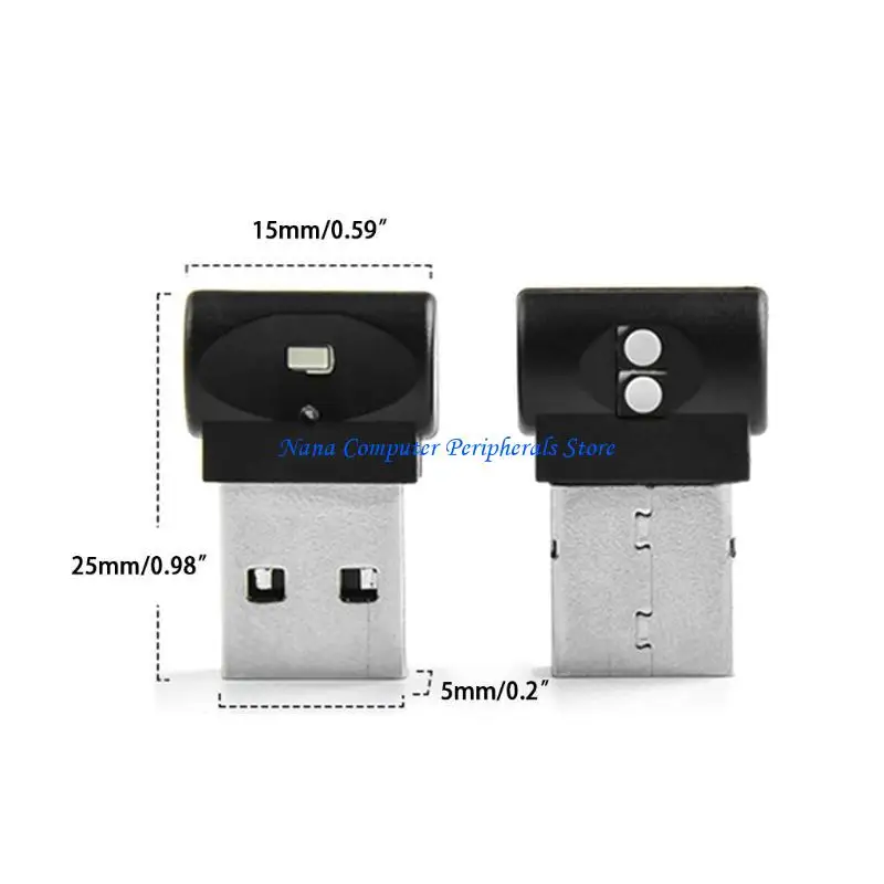 F68C 홈 인테리어 미니 USB LED RGB 주변 조명 자동차 인테리어 LED 조명