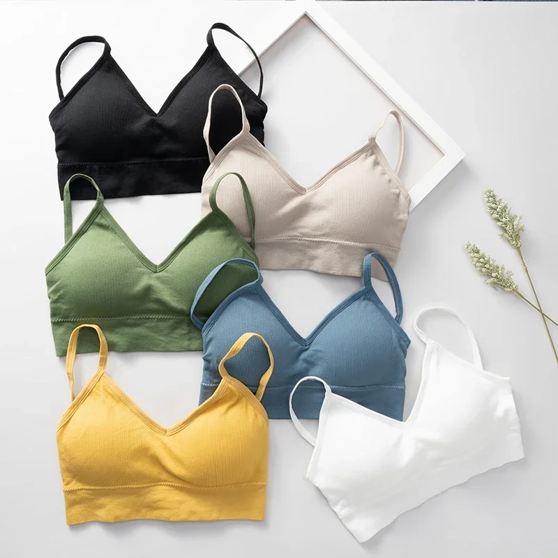 Description Picture 3 of itemWomen Tank Top Push Up Bra Tube Tops Seamless Brassiere Crop Top SexyIntimates Lingerie for Female Underwear Backless Bralette