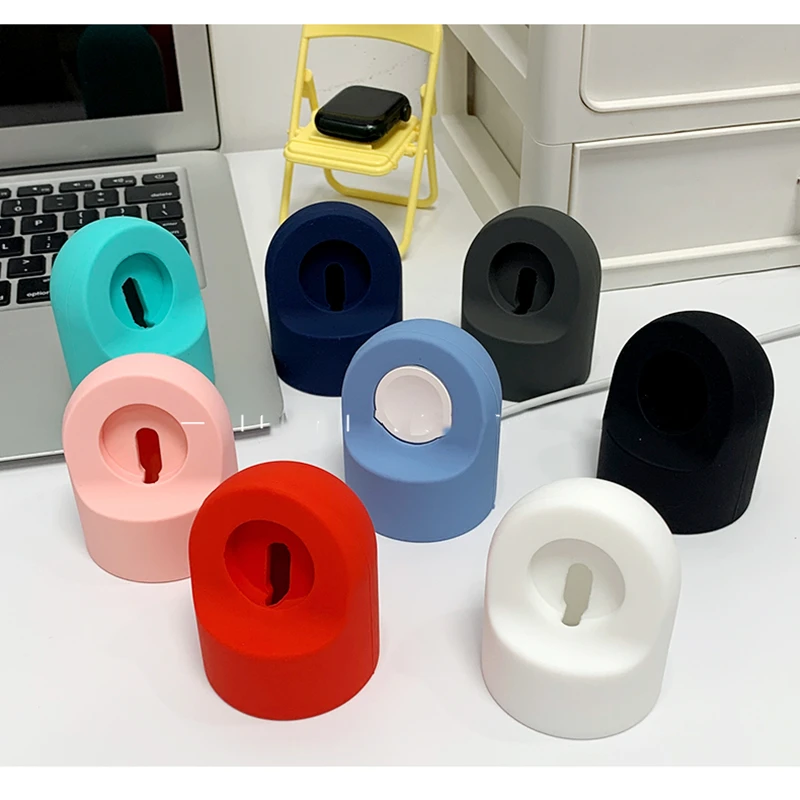 Siliconce Bracket Charger Dock Station Charging Holder for Apple Watch Stand Series SE/6/5/4/3/2/1 Watch Charging Stand